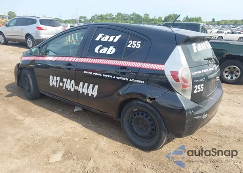 2014 Toyota Prius C Two from USA, damaged, VIN JTDKDTB31E1067603